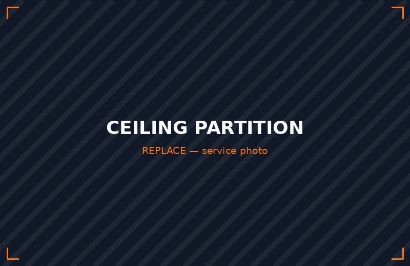 Plaster ceiling and partition work